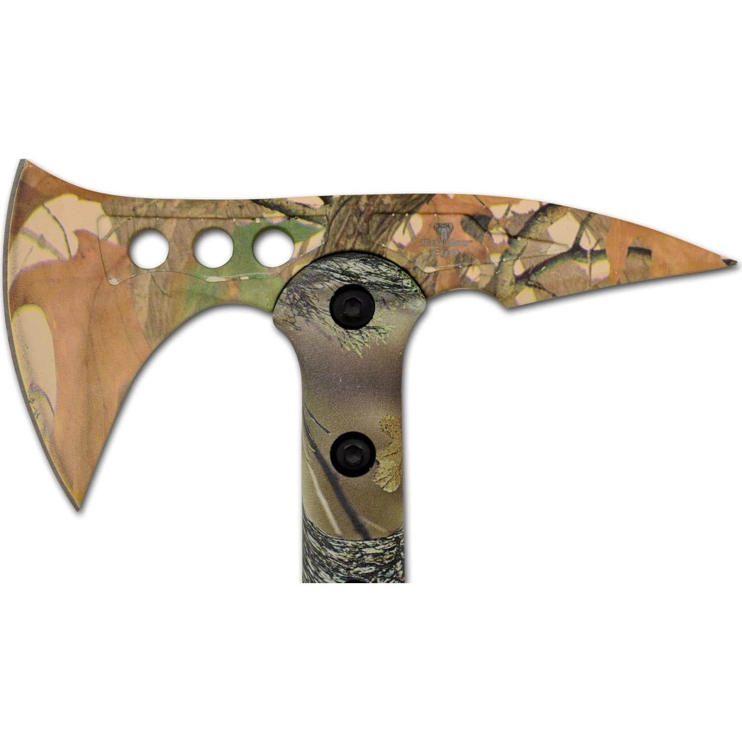 Hacha de Lanzamiento Snake Eye Tactical 38.1 cm con Funda Camo