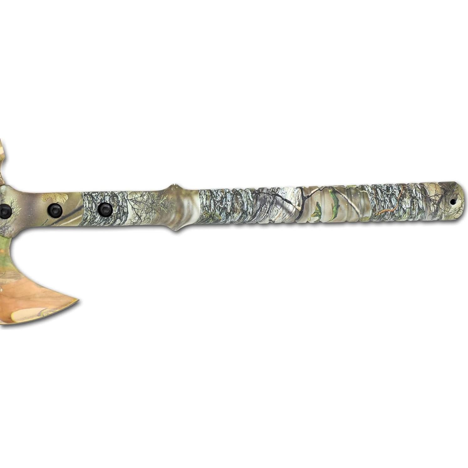 Hacha de Lanzamiento Snake Eye Tactical 38.1 cm con Funda Camo