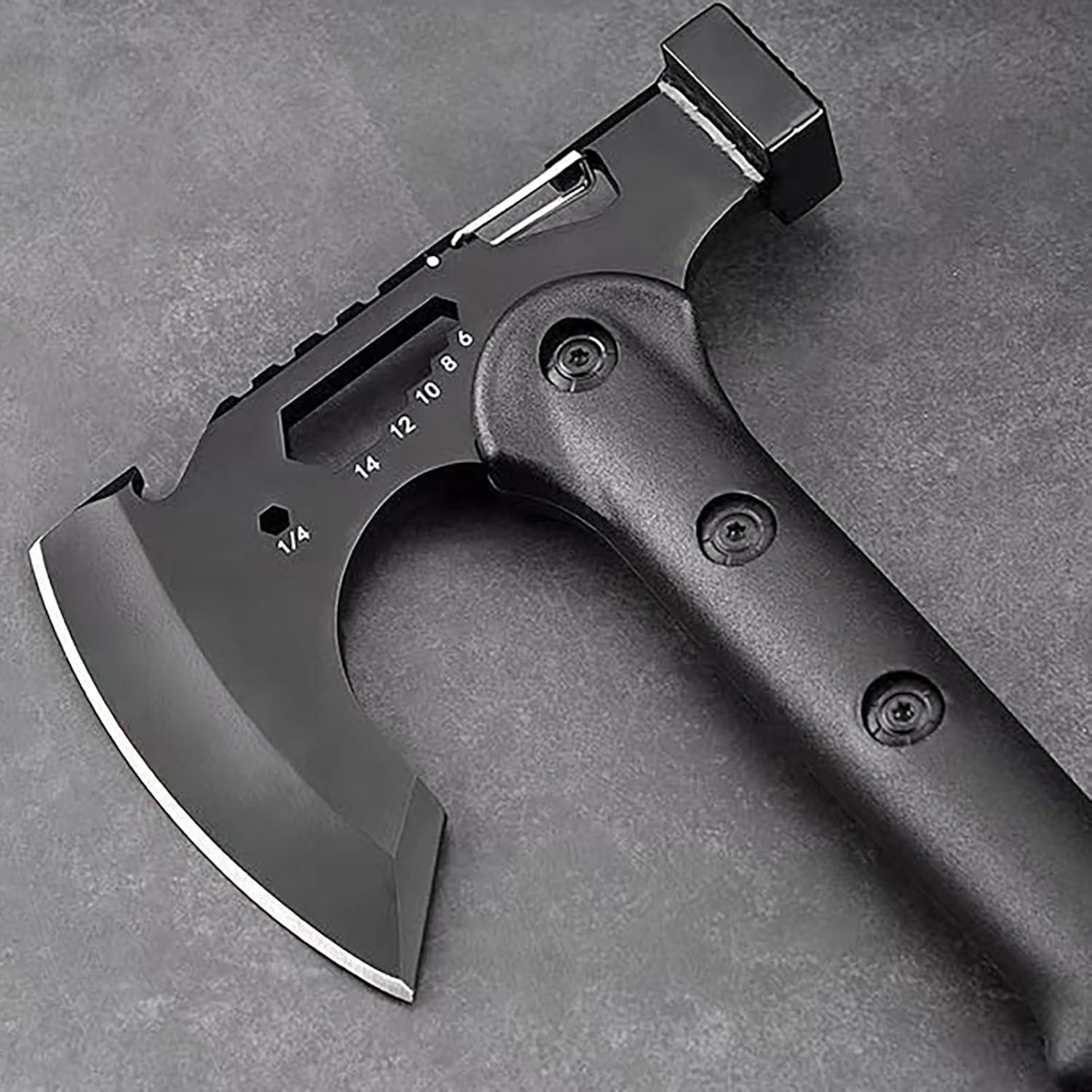 Hacha de Camping DOHONG 38 cm con Funda de Nylon