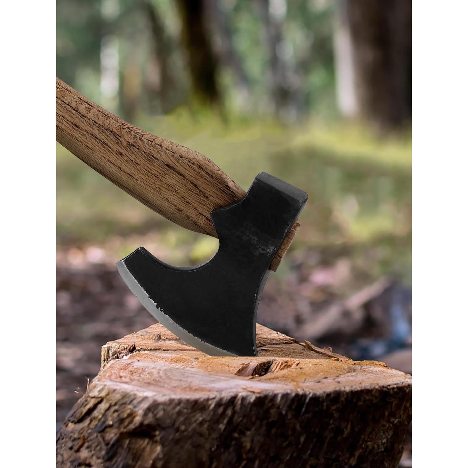 Hacha de Camping JXE JXO - Acero Forjado 12.7cm con Funda