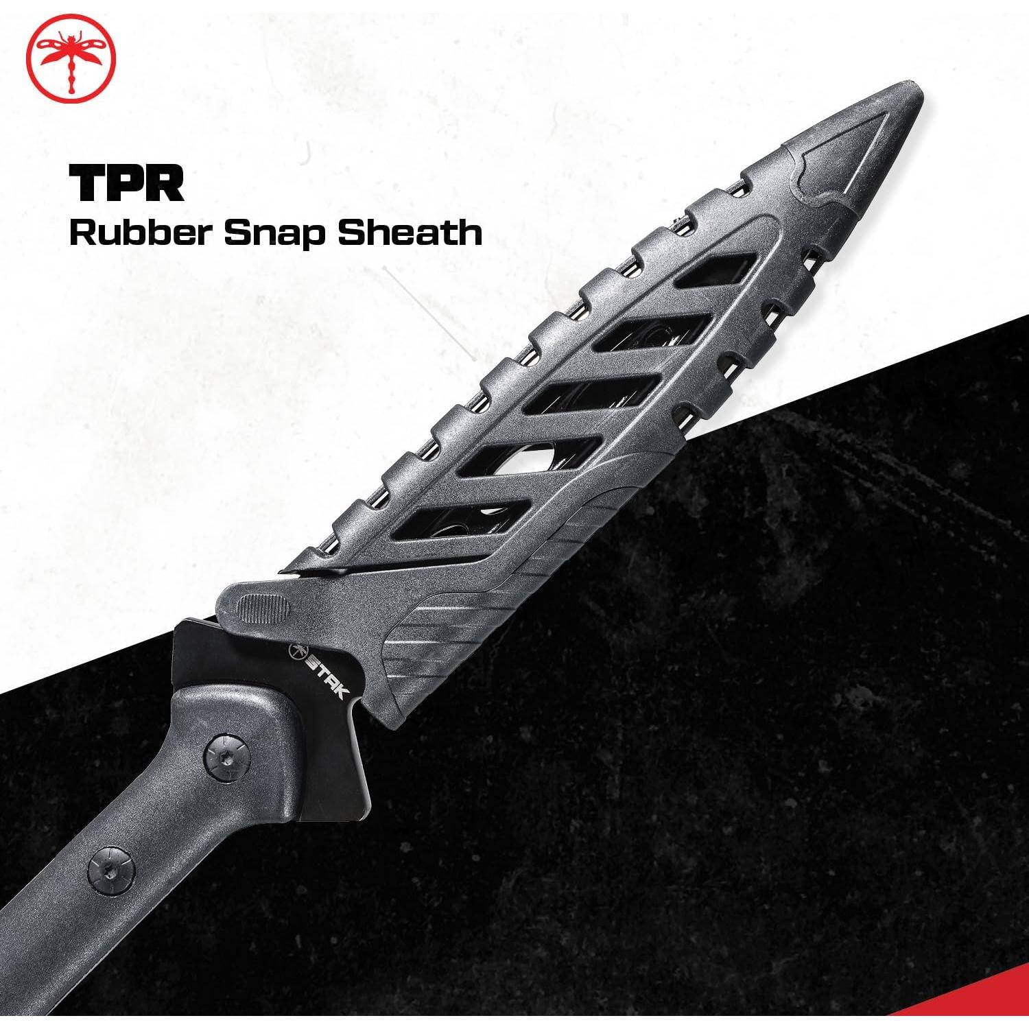 Lanza de Supervivencia STAK 11803, 112 cm, Acero Inoxidable