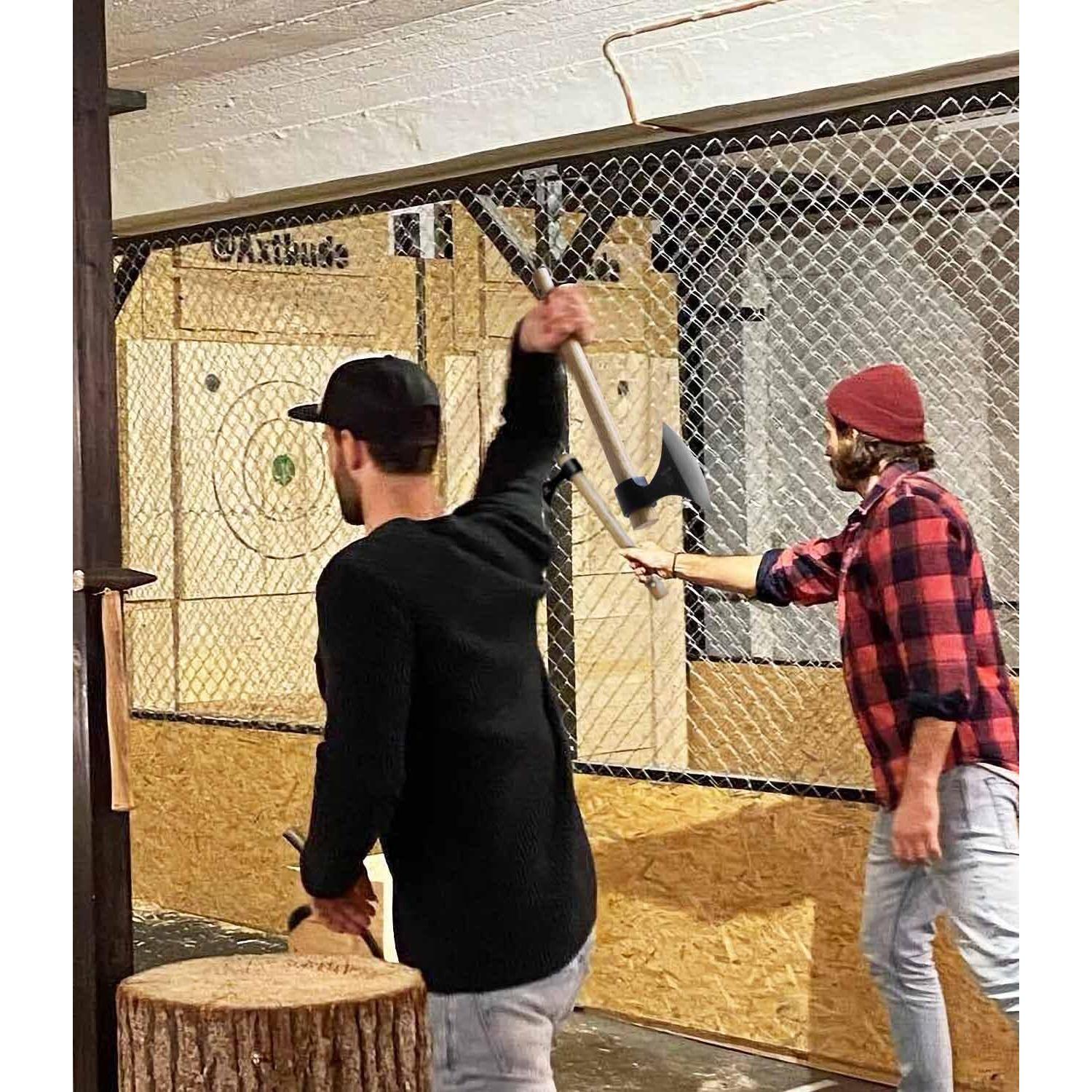 Paquete de 3 Hachas de Lanzamiento WICING 41.1 cm Acero Carbono