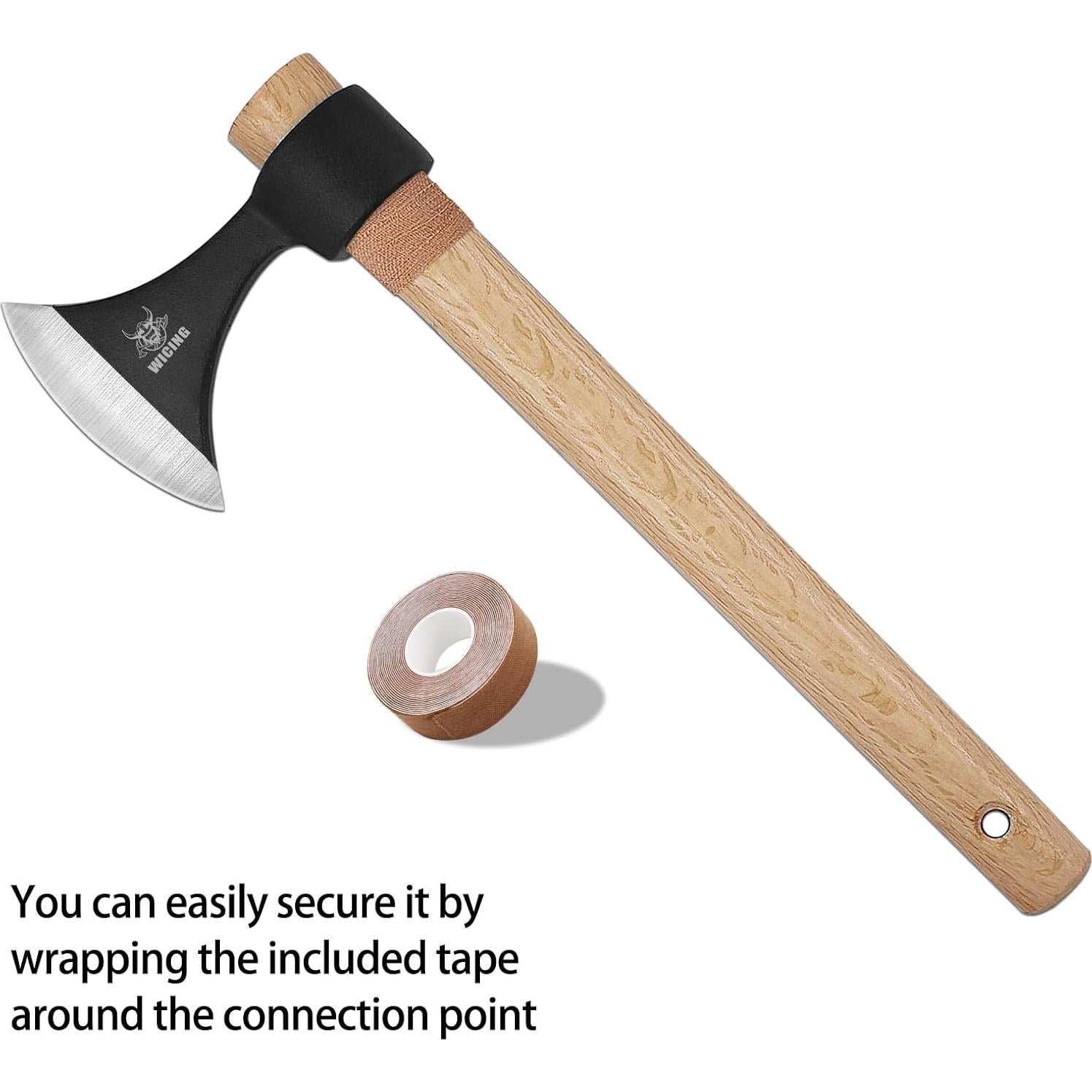 Paquete de 3 Hachas de Lanzamiento WICING 41.1 cm Acero Carbono