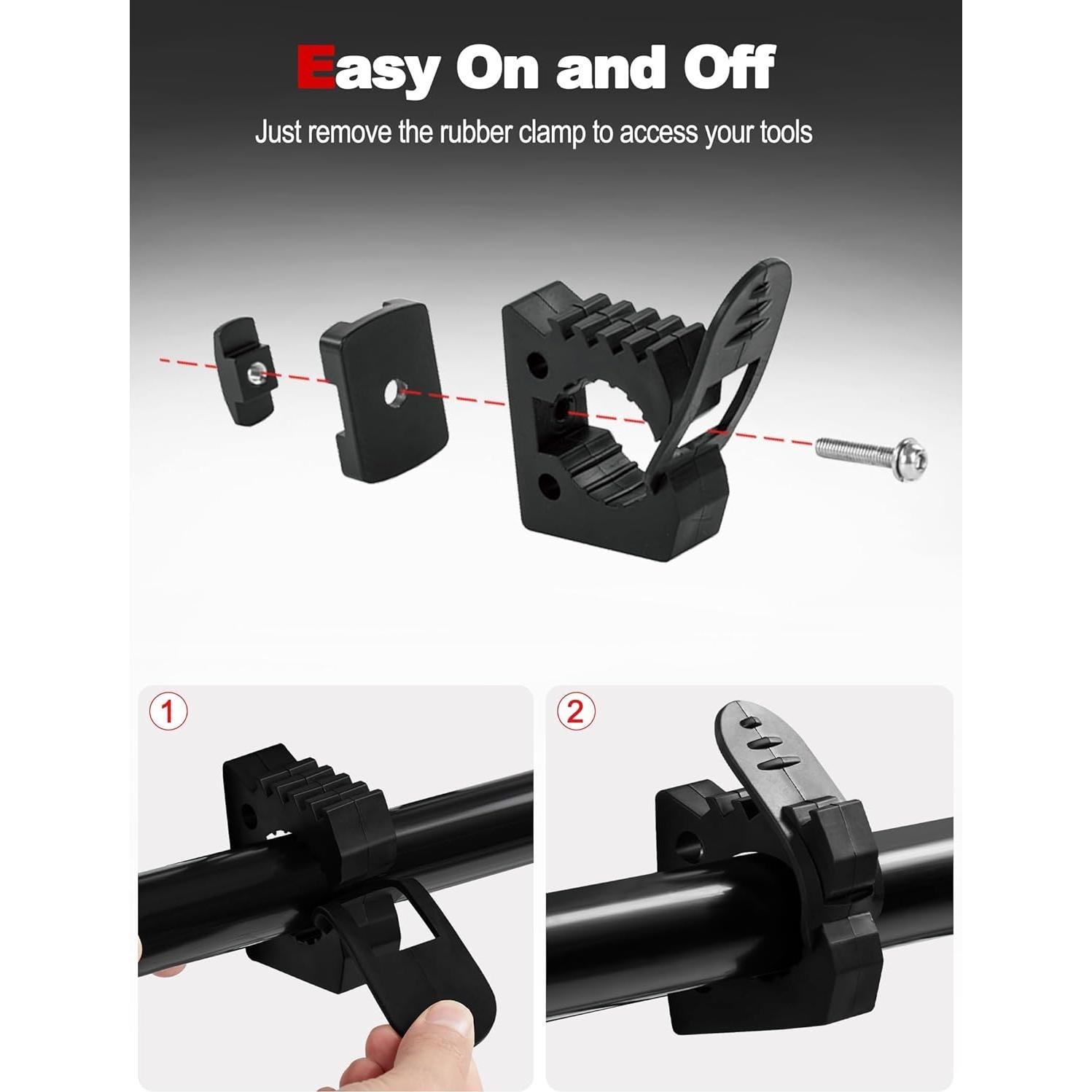 Soporte de Abrazadera de Panel MOLLE NILKATSS - 2 Piezas