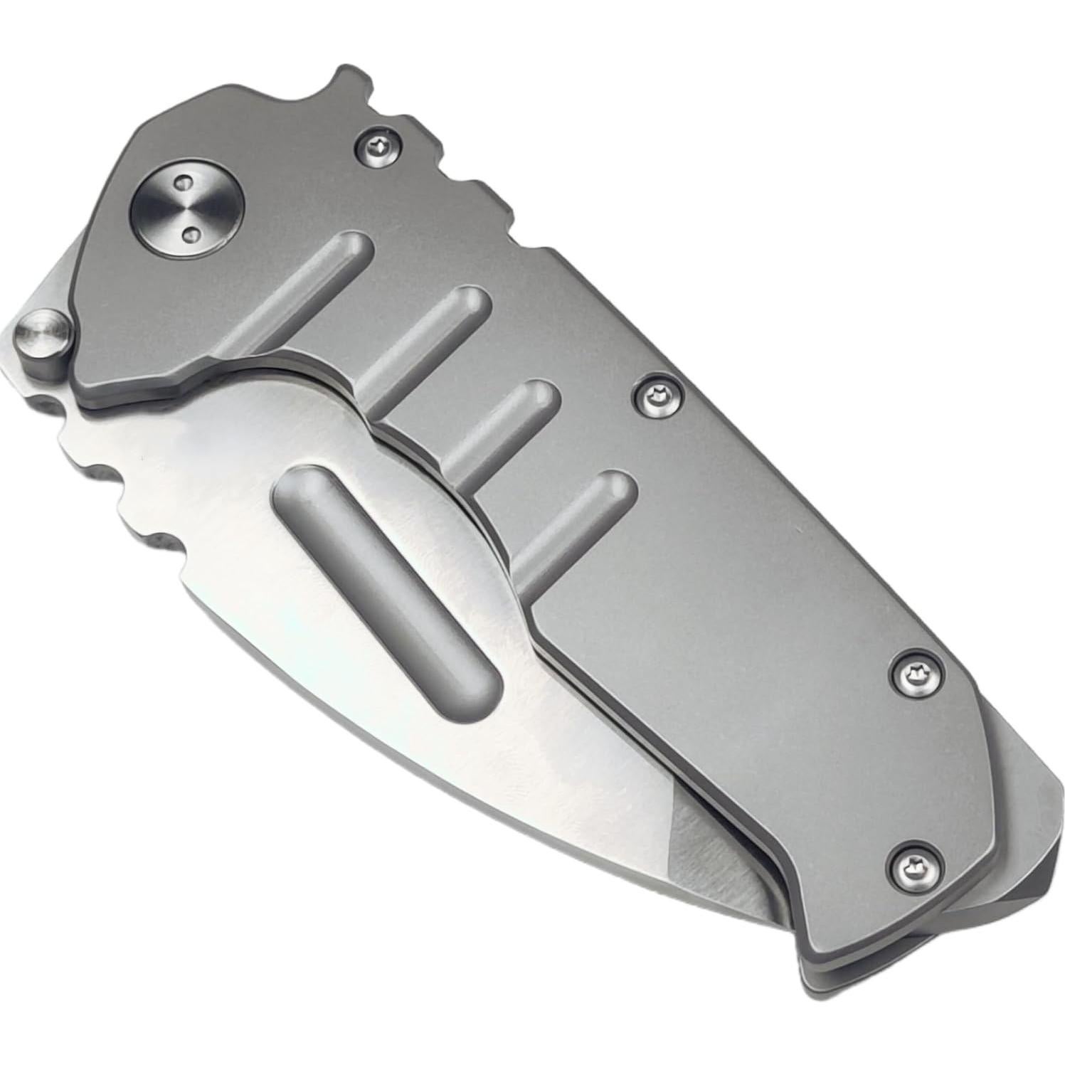 Cuchillo Plegable Táctico Geegift Axe Meide 21.8 cm Gris