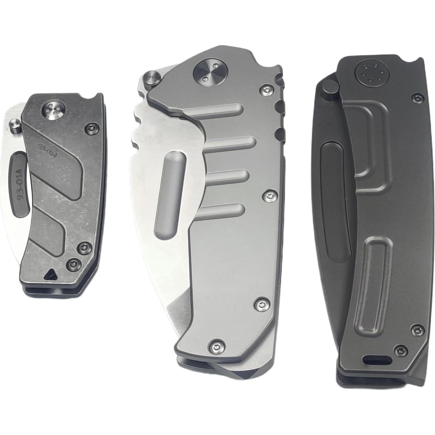 Cuchillo Plegable Táctico Geegift Axe Meide 21.8 cm Gris