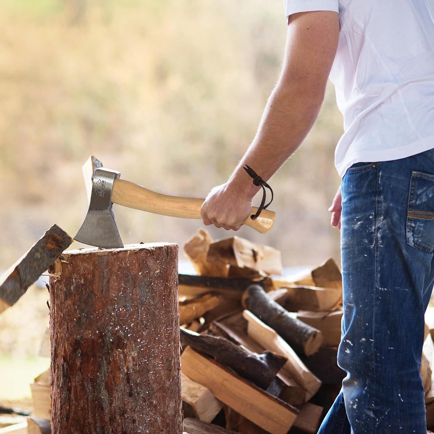 Hacha Prandi Alemán C45 Forjada - Mango de Hickory 40.64 cm