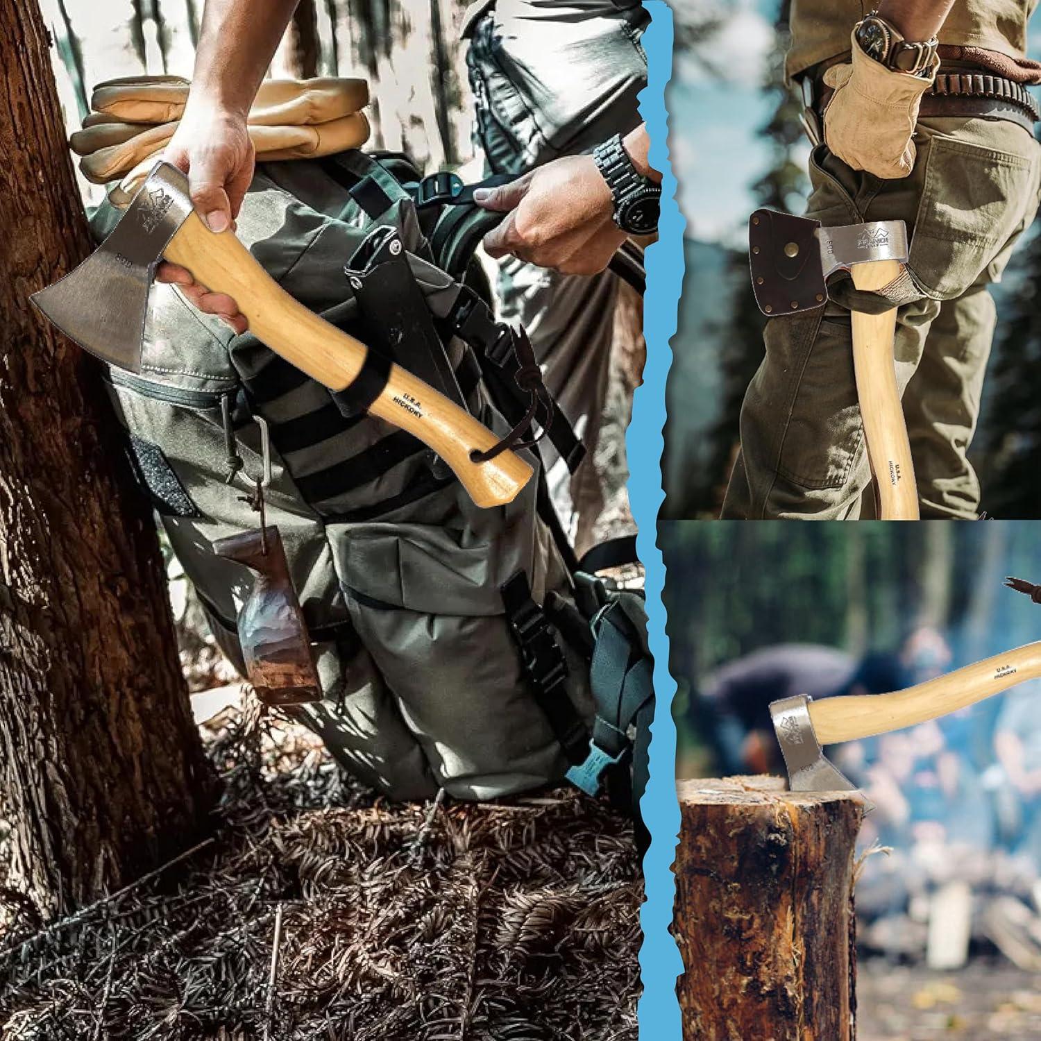 Hacha Prandi Alemán C45 Forjada - Mango de Hickory 40.64 cm