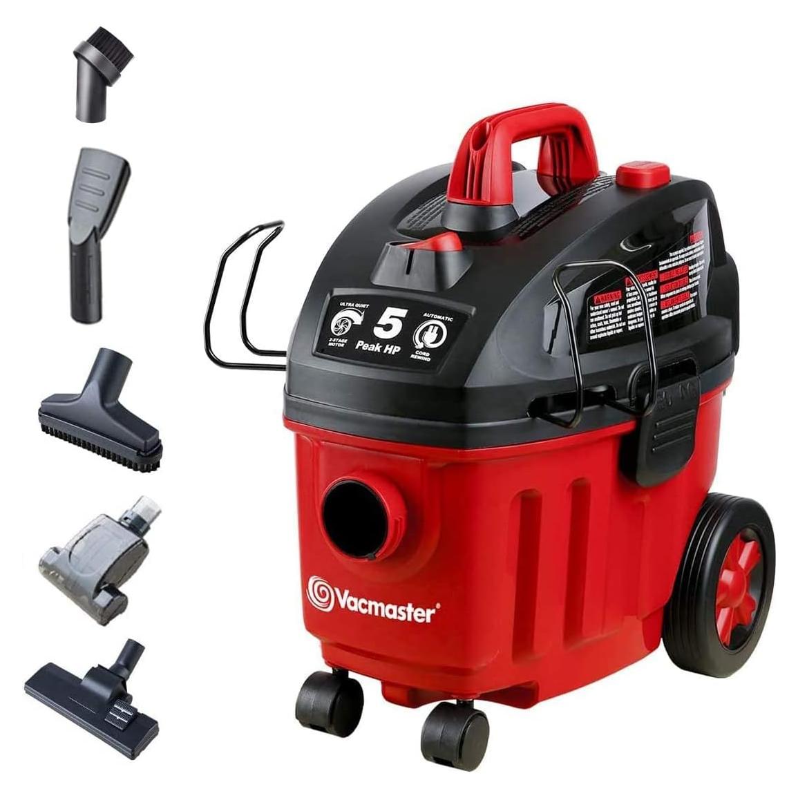 Aspiradora Húmeda/Seca Vacmaster VF408 4 Galones 5 HP