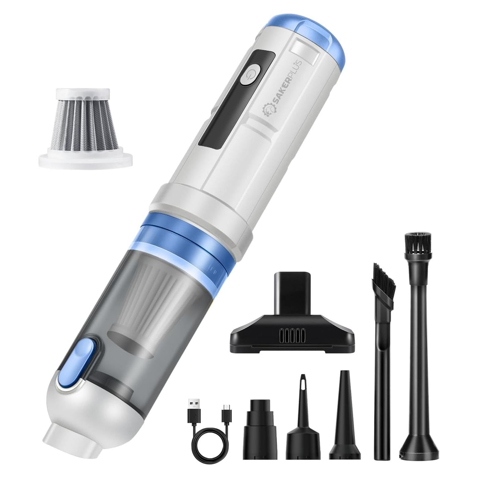 Aspiradora de Coche SakerPlus HL-139 Inalámbrica 4 en 1 16000Pa