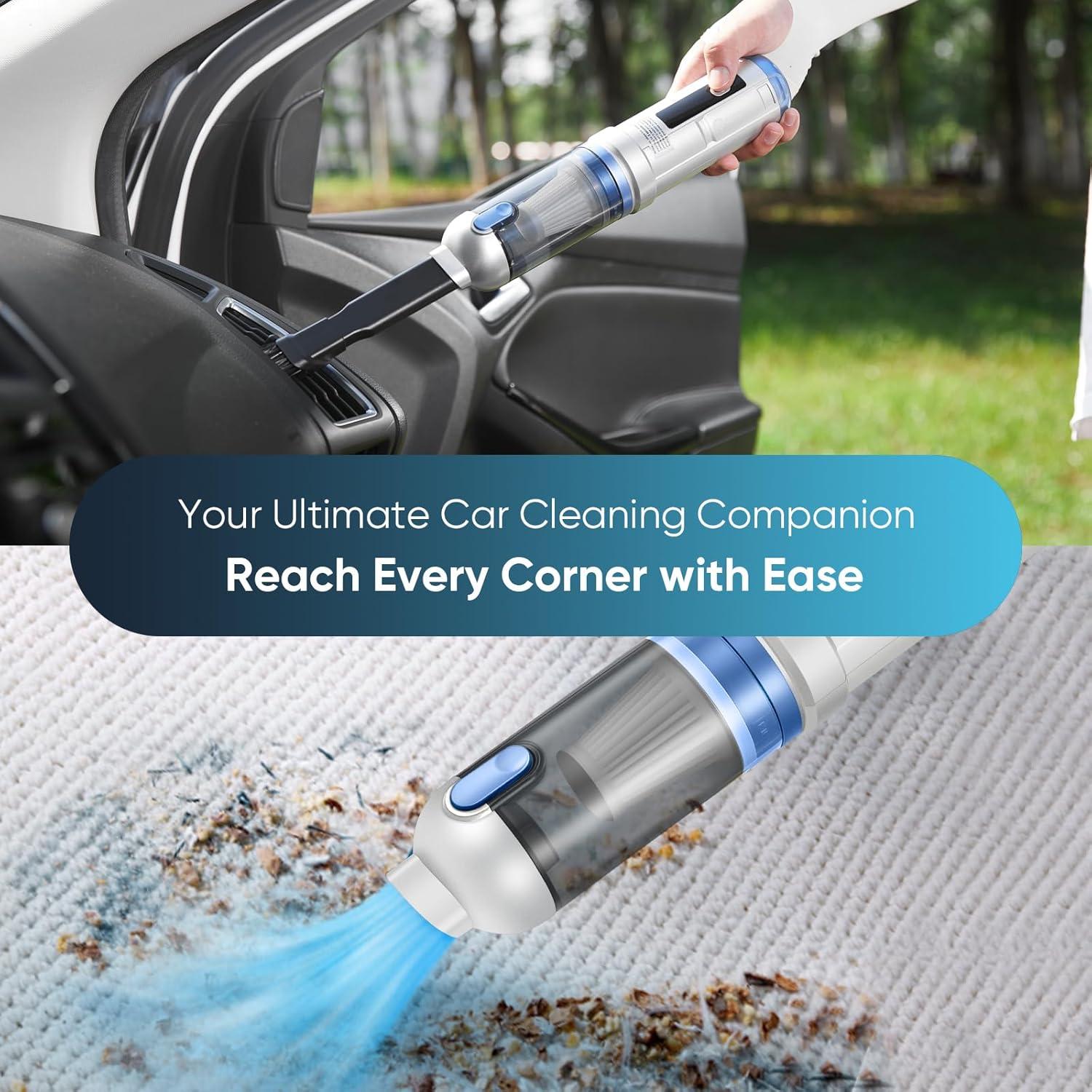 Aspiradora de Coche SakerPlus HL-139 Inalámbrica 4 en 1 16000Pa