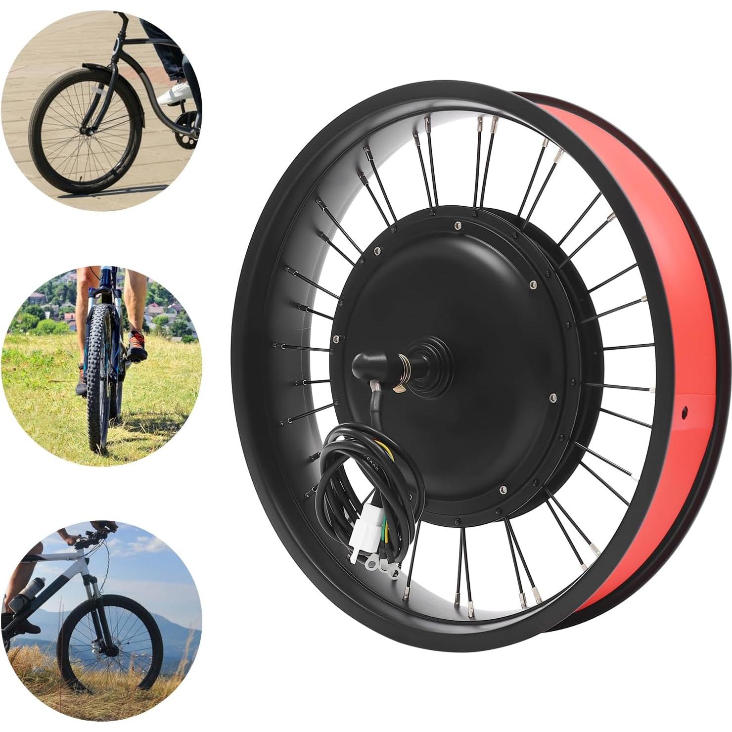 Kit de Conversión E-Bike 48V 1000W CheriMuMu 20" Negro