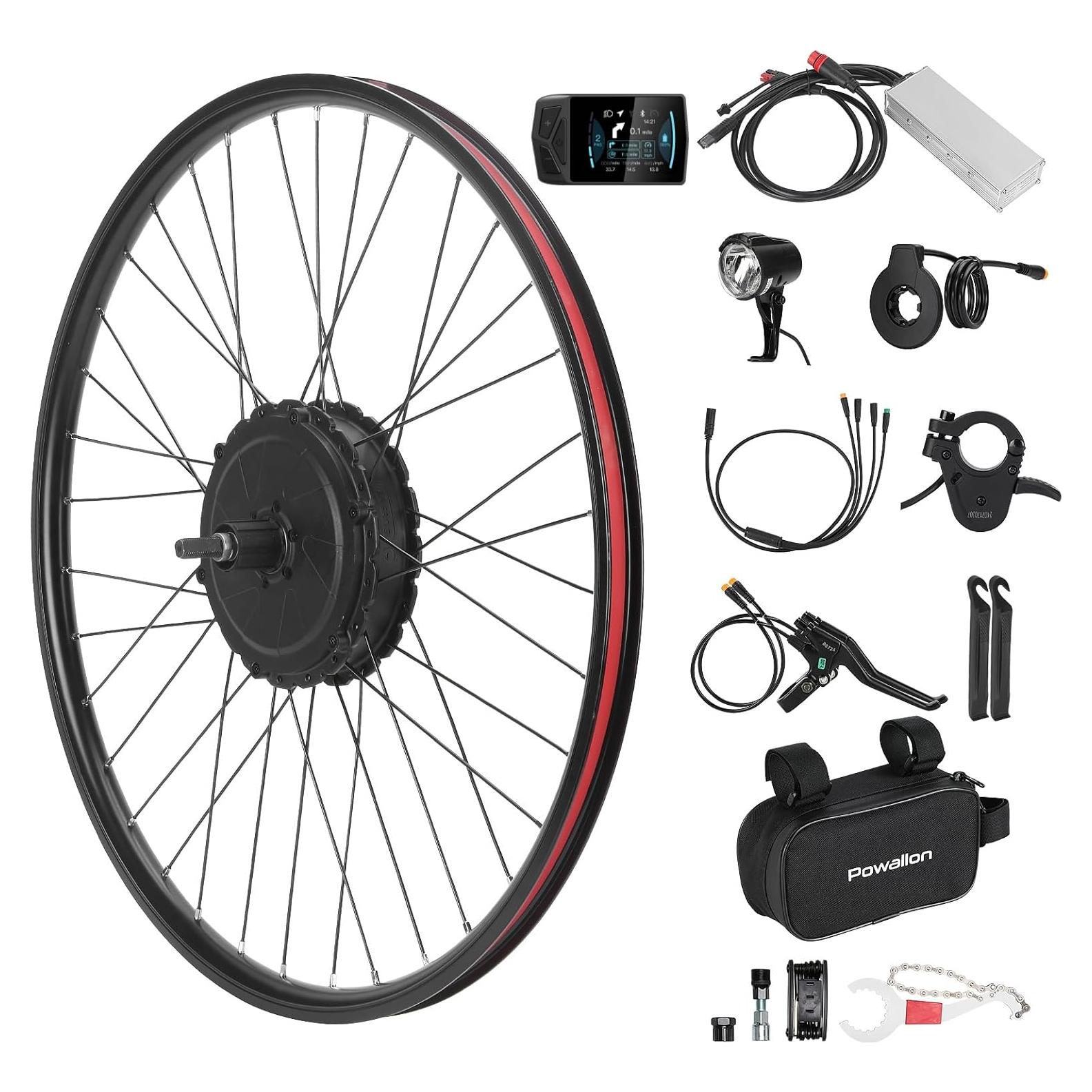 Kit de Conversión Eléctrica 48V 750W Powallon para Bicicletas
