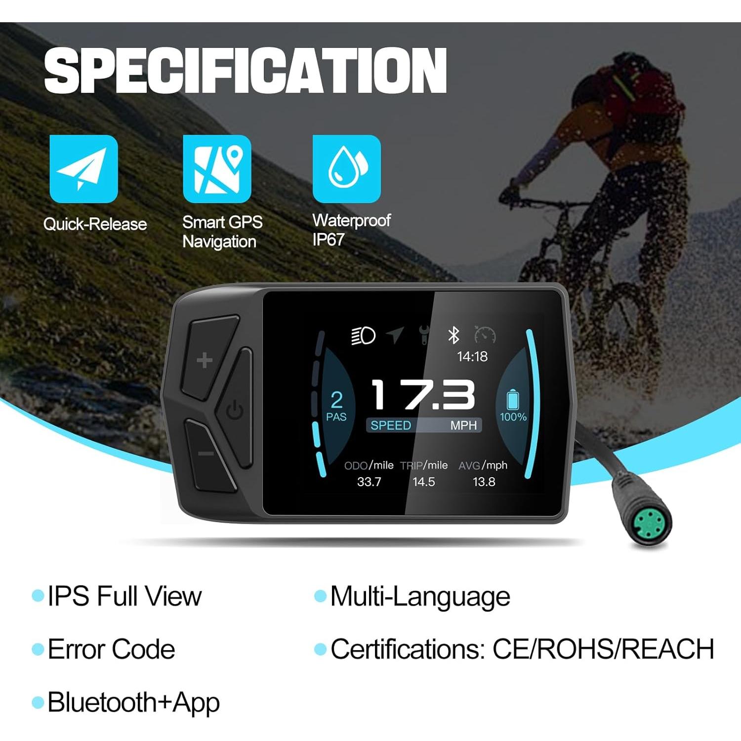 Kit de Conversión Eléctrica 48V 750W Powallon para Bicicletas