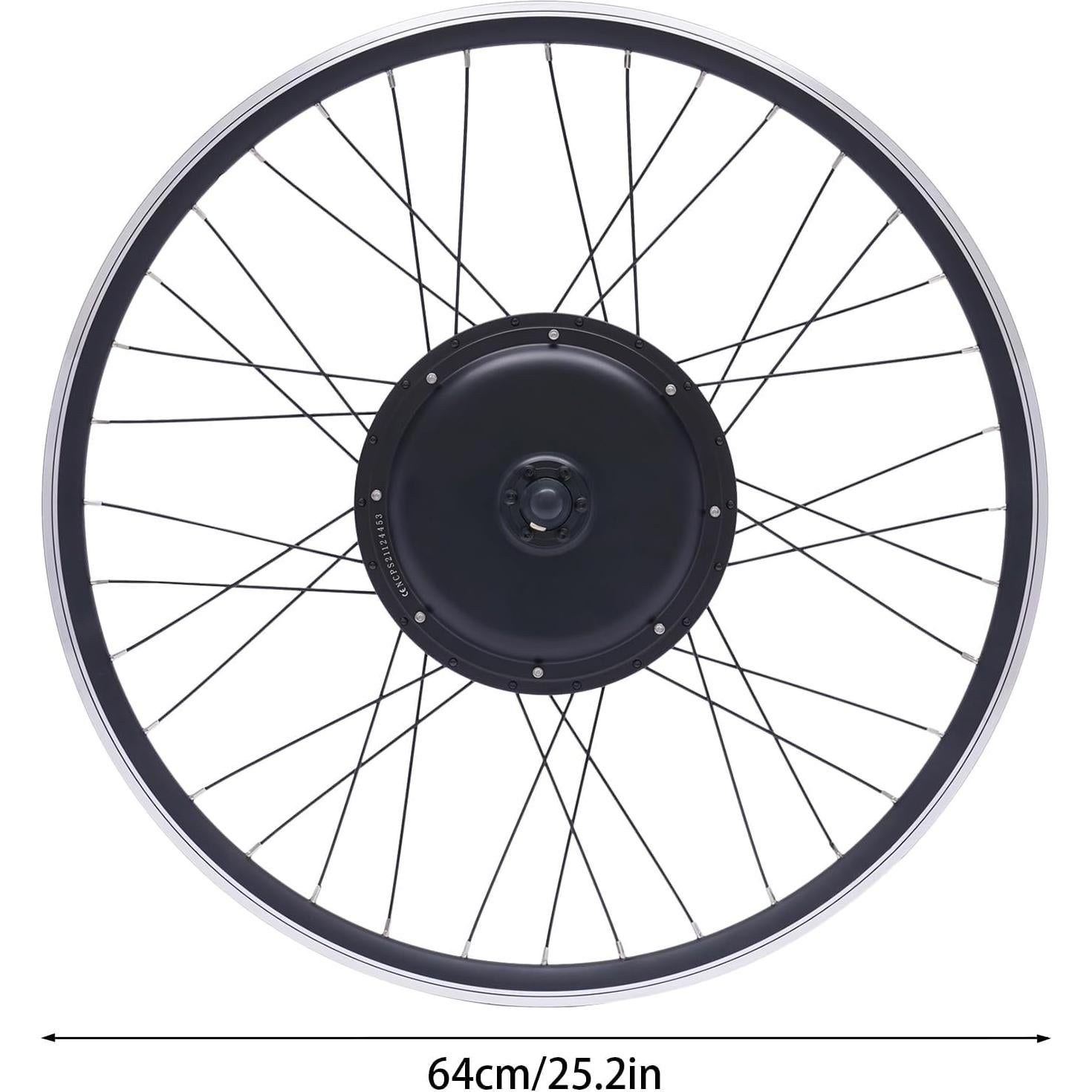 Kit de Conversión E-Bike LpqOxnm 48V 1000W Rueda Delantera 28-29"