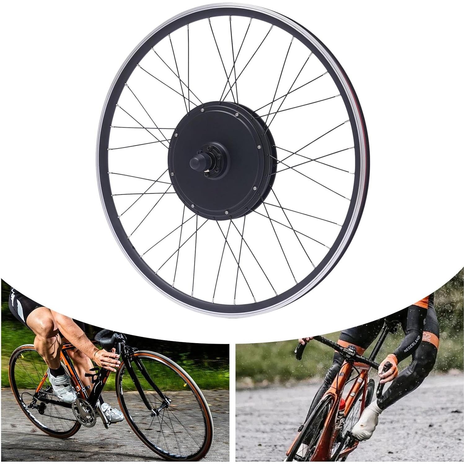 Kit de Conversión E-Bike LpqOxnm 48V 1000W Rueda Delantera 28-29"