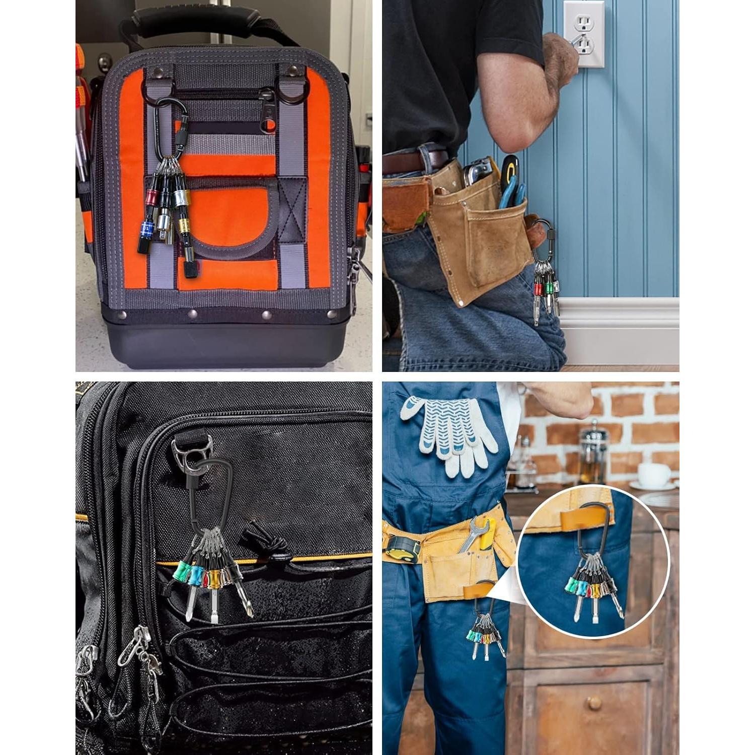 Soporte de Bits Katerk 12 Piezas con Carabinero Negro