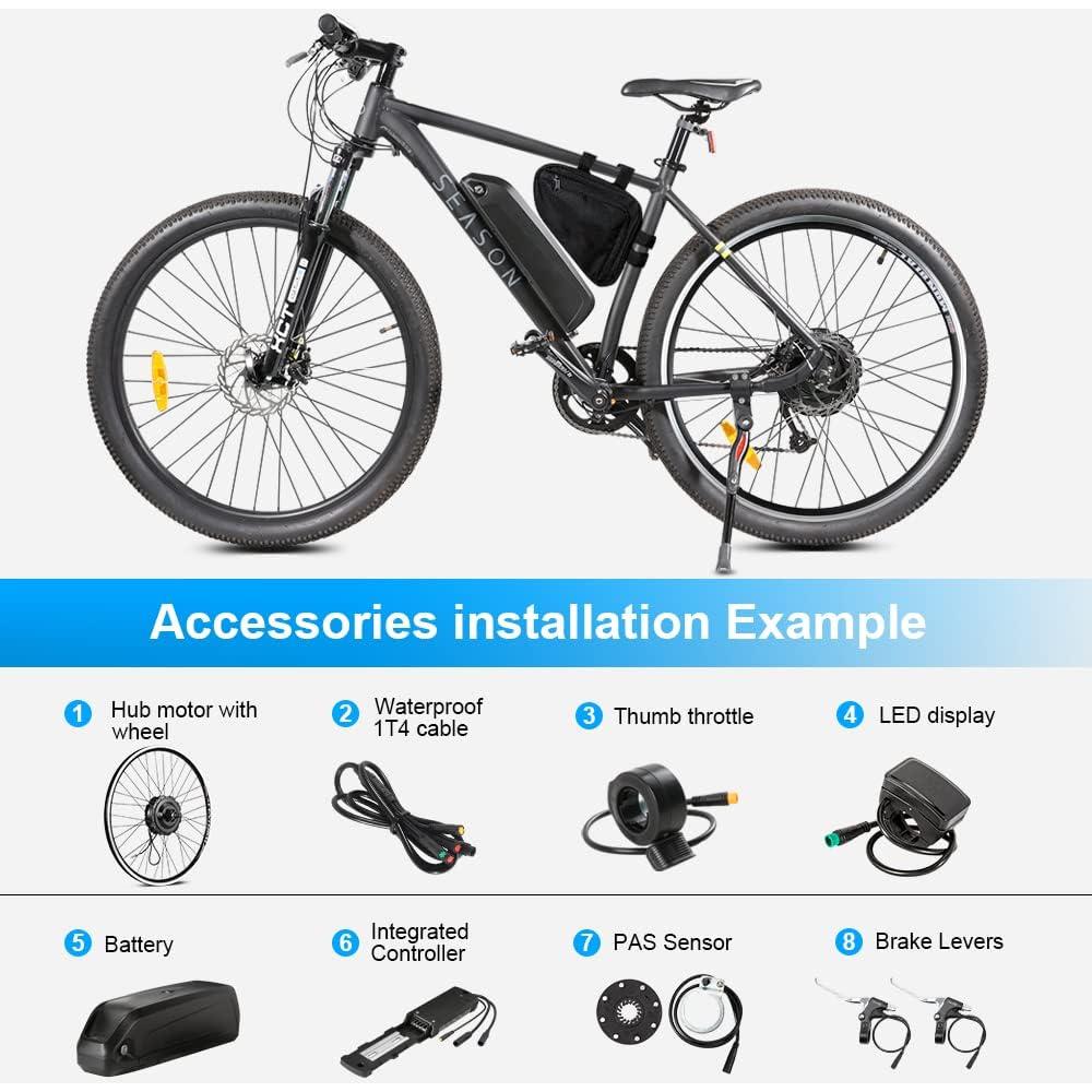 Kit de Conversión Ebike 26" YS YOSE POWER 48V 500W