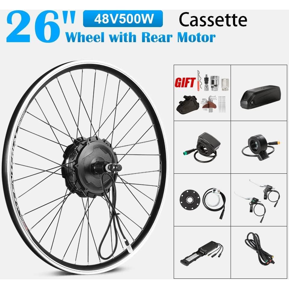Kit de Conversión Ebike 26" YS YOSE POWER 48V 500W