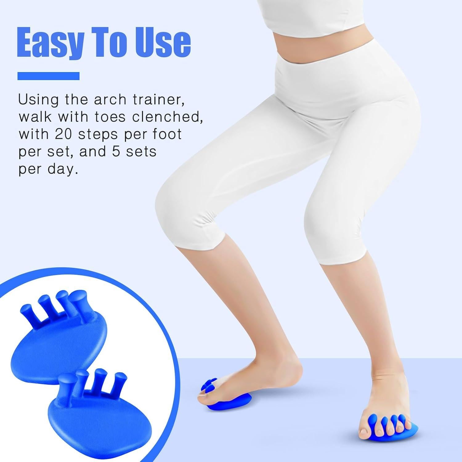 Corrector de Juanetes Utypee - Entrenador de Pies Azul