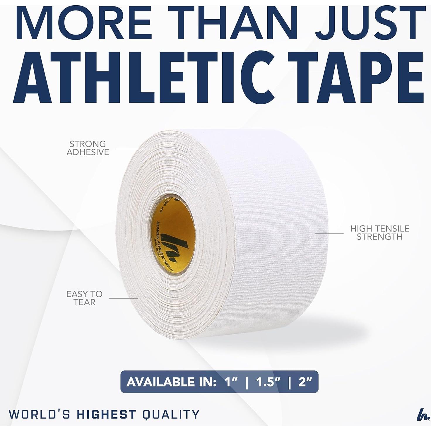 Cinta Atlética Howies 3.81cm x 13.72m Profesional Algodón