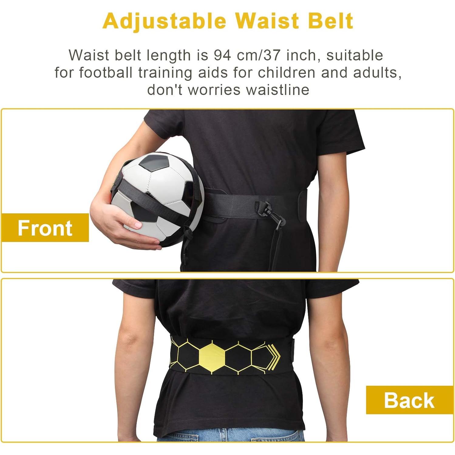 Entrenador de Cinturón de Fútbol Coolrunner - Ajustable para Balones 3, 4 y 5