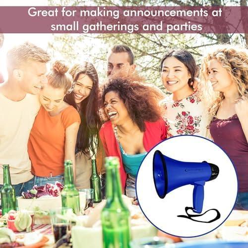 Megáfono Portátil Technical Pro Bullhorn 20W 300m con Sirena