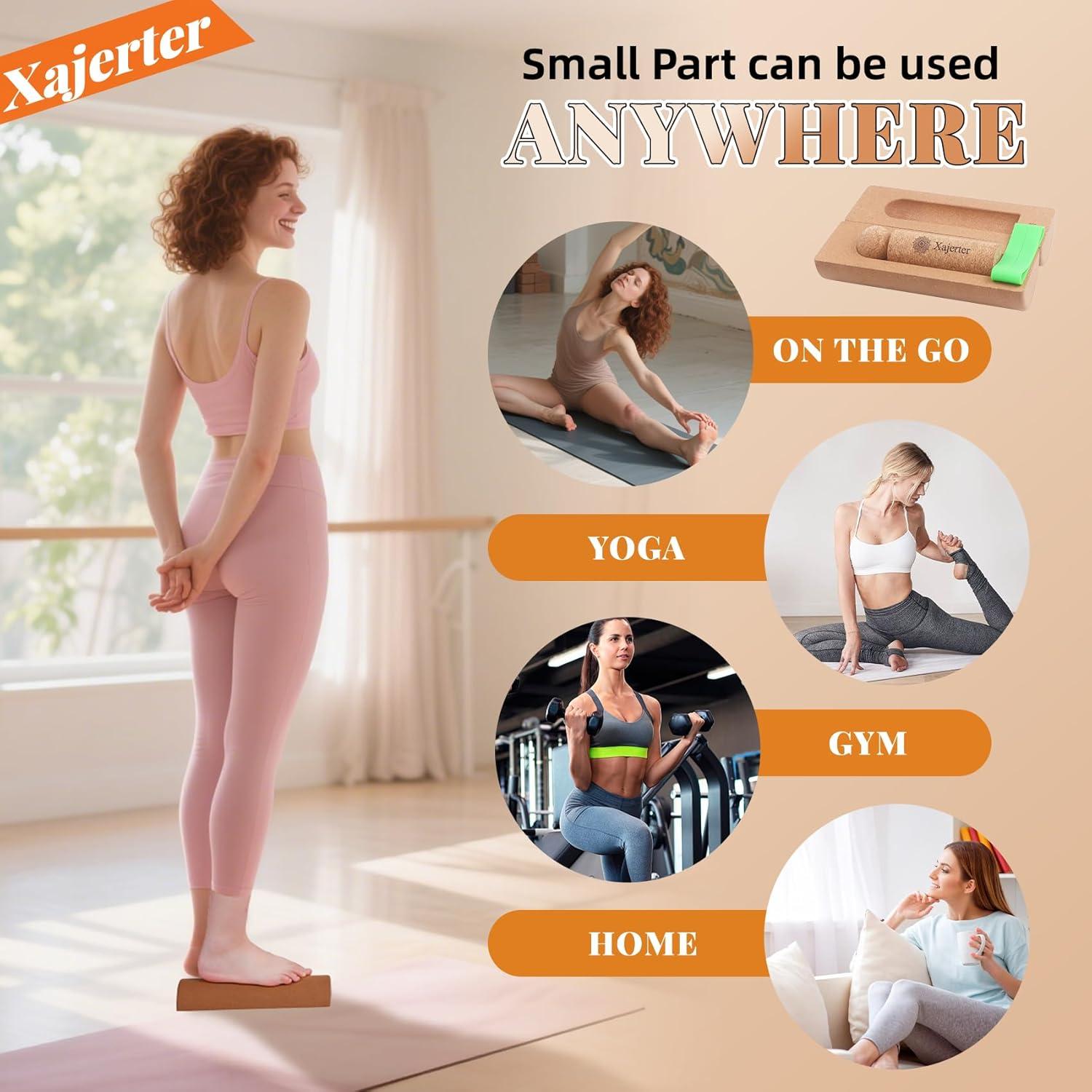 Tablero de Equilibrio de Corcho Xajerter para Pies y Tobillos