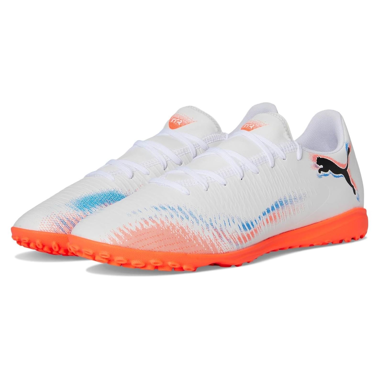 Zapatillas de Fútbol Turf PUMA Future Play Hombre Blanco-Negro-Rojo