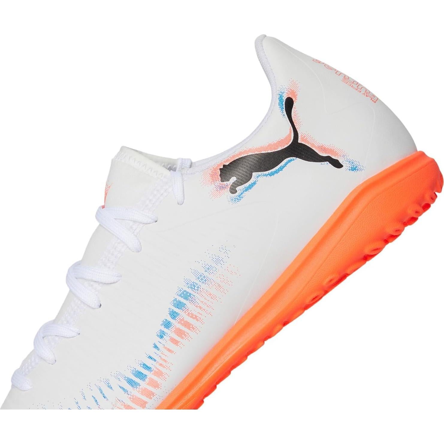 Zapatillas de Fútbol Turf PUMA Future Play Hombre Blanco-Negro-Rojo