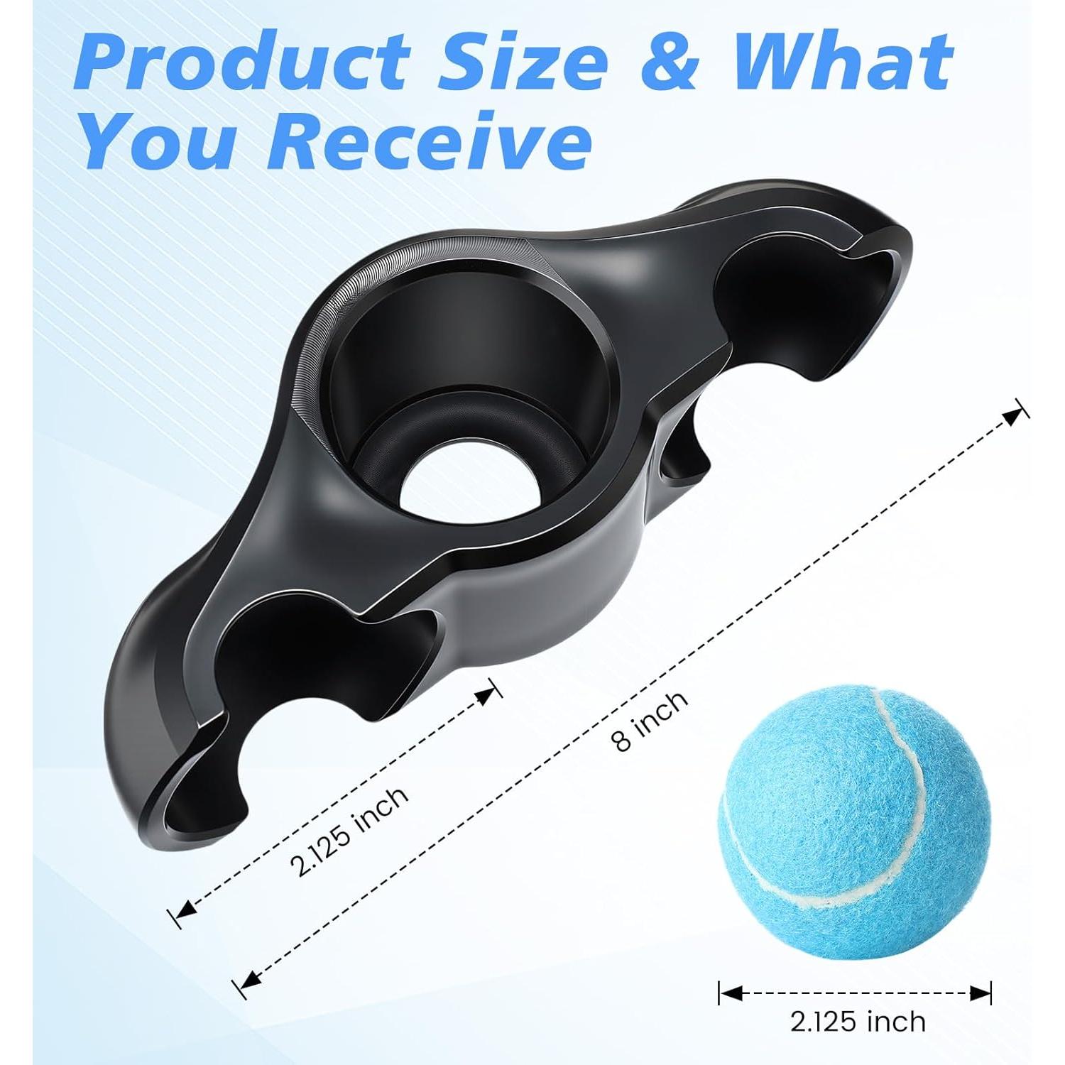 Kit de 4 Adaptadores de Pies Oscilantes VioraWhite + 10 Pelotas