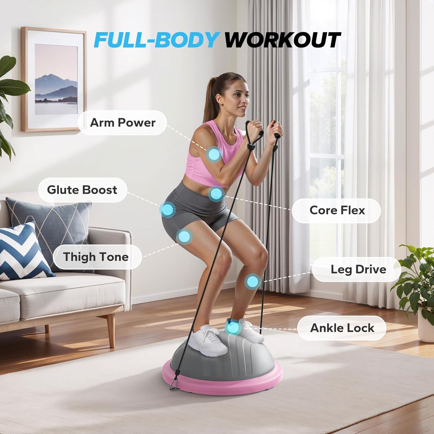 Entrenador de Balón de Equilibrio MERACH MR-2506WP 3-en-1 45cm