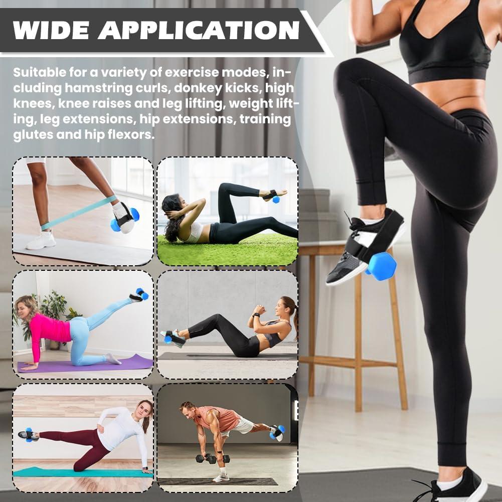 Accesorio de Pie para Mancuernas HONUTIGE - 2 Pcs Ajustables