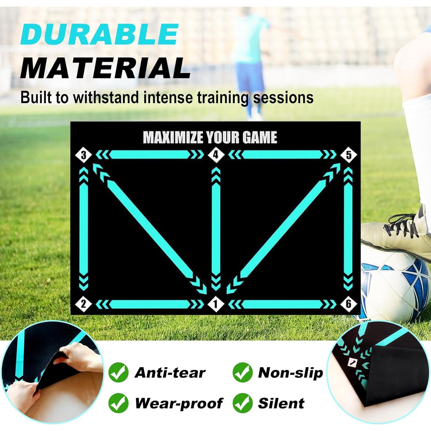 Alfombrilla de Entrenamiento de Fútbol Doskona 89.9x60 cm