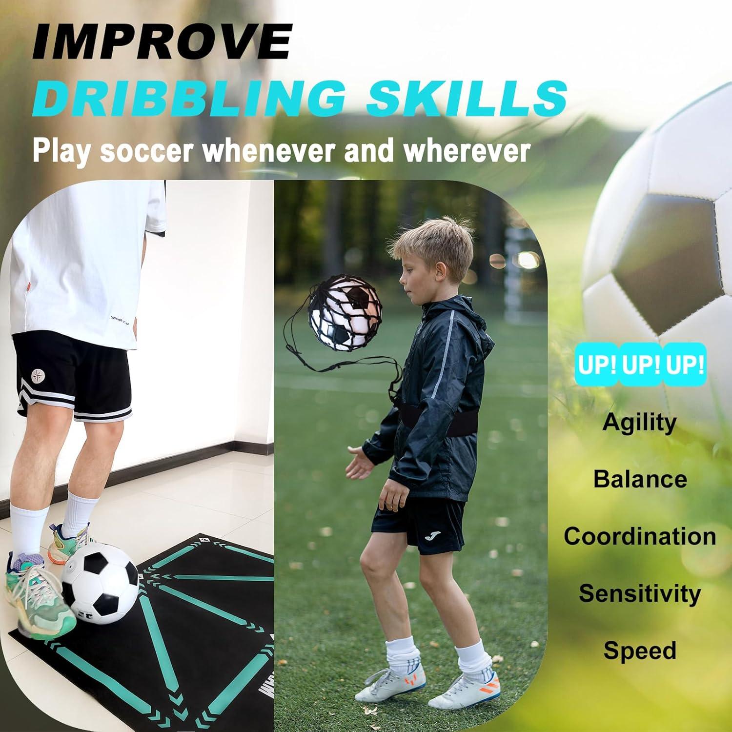 Alfombrilla de Entrenamiento de Fútbol Doskona 89.9x60 cm