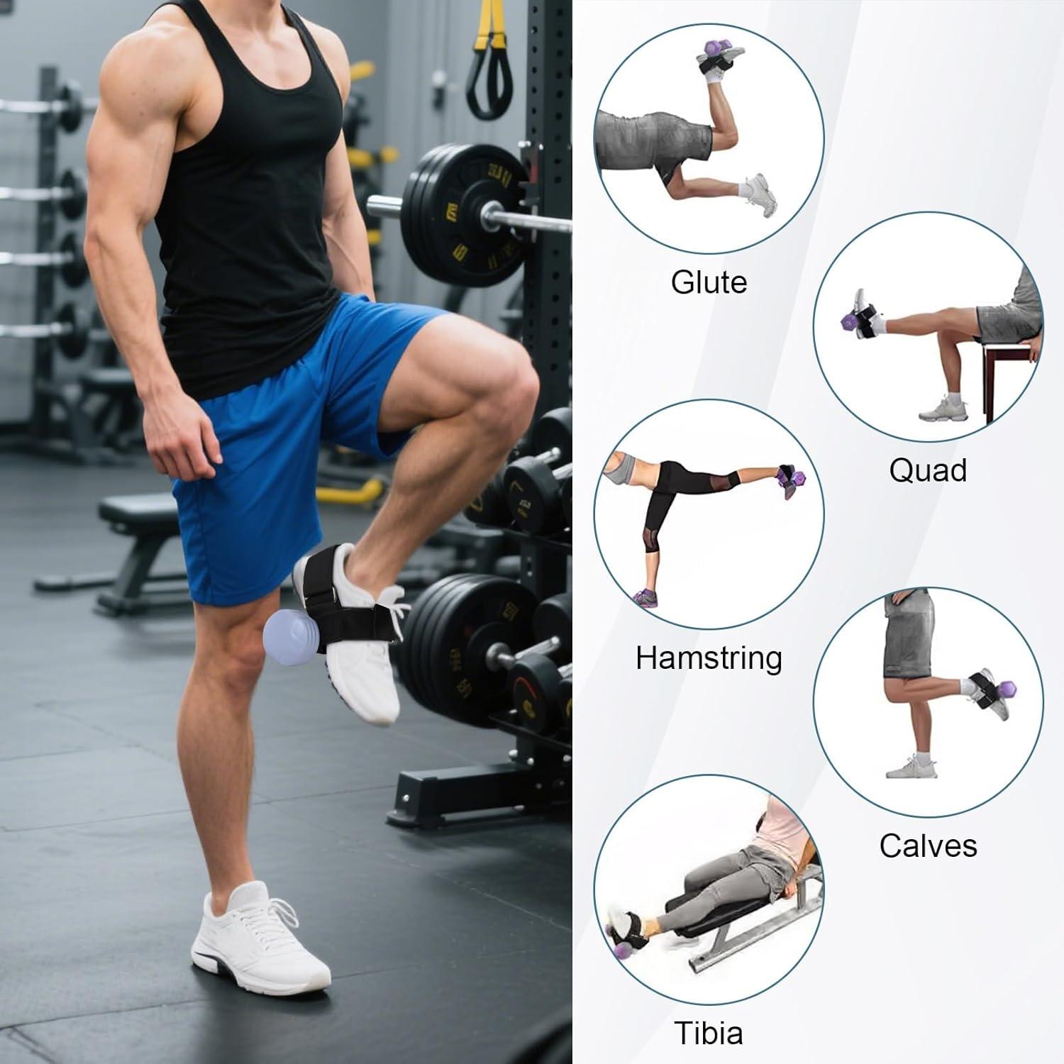 Accesorio de Pie para Mancuernas ZEMBSOYA - Correas Ajustables