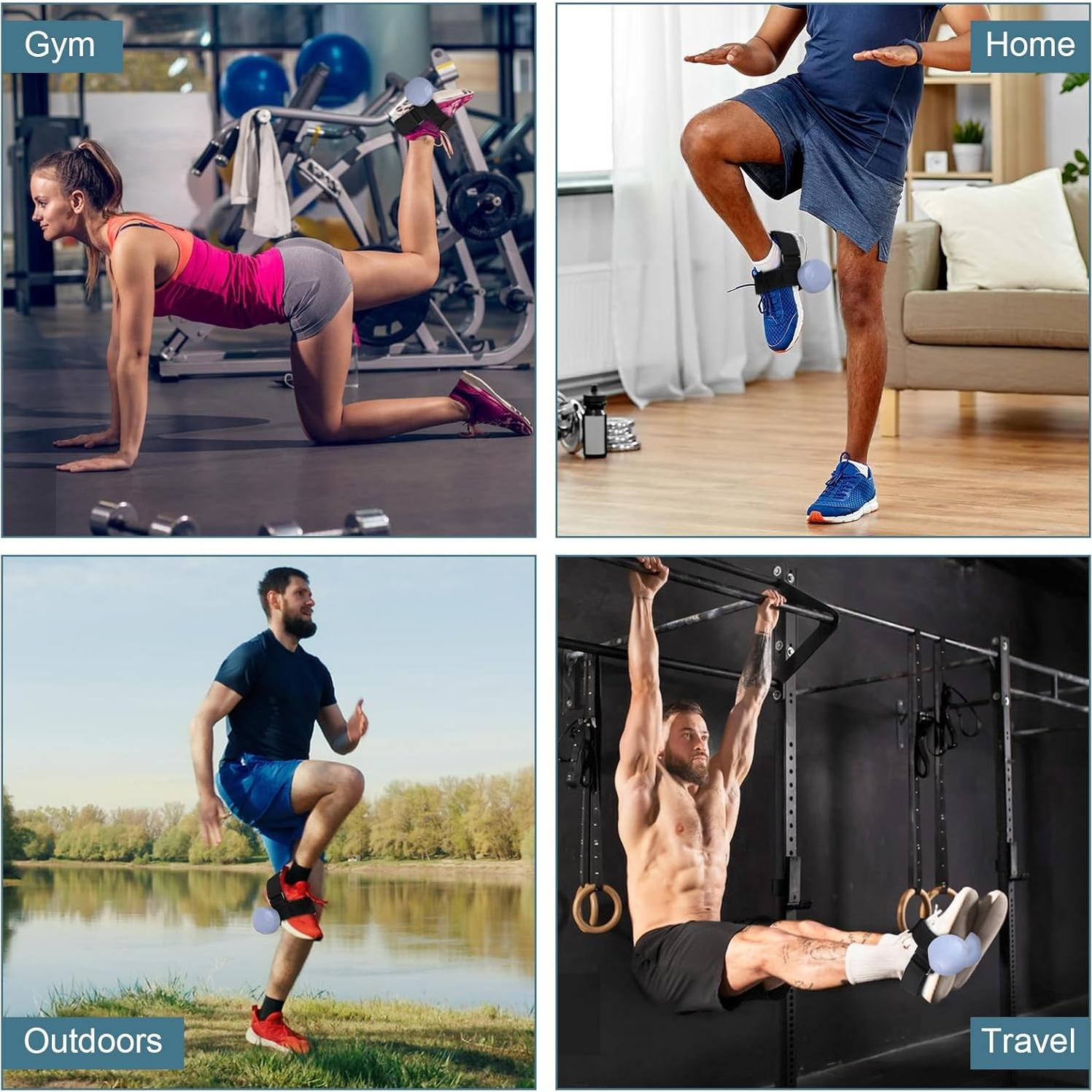 Accesorio de Pie para Mancuernas ZEMBSOYA - Correas Ajustables