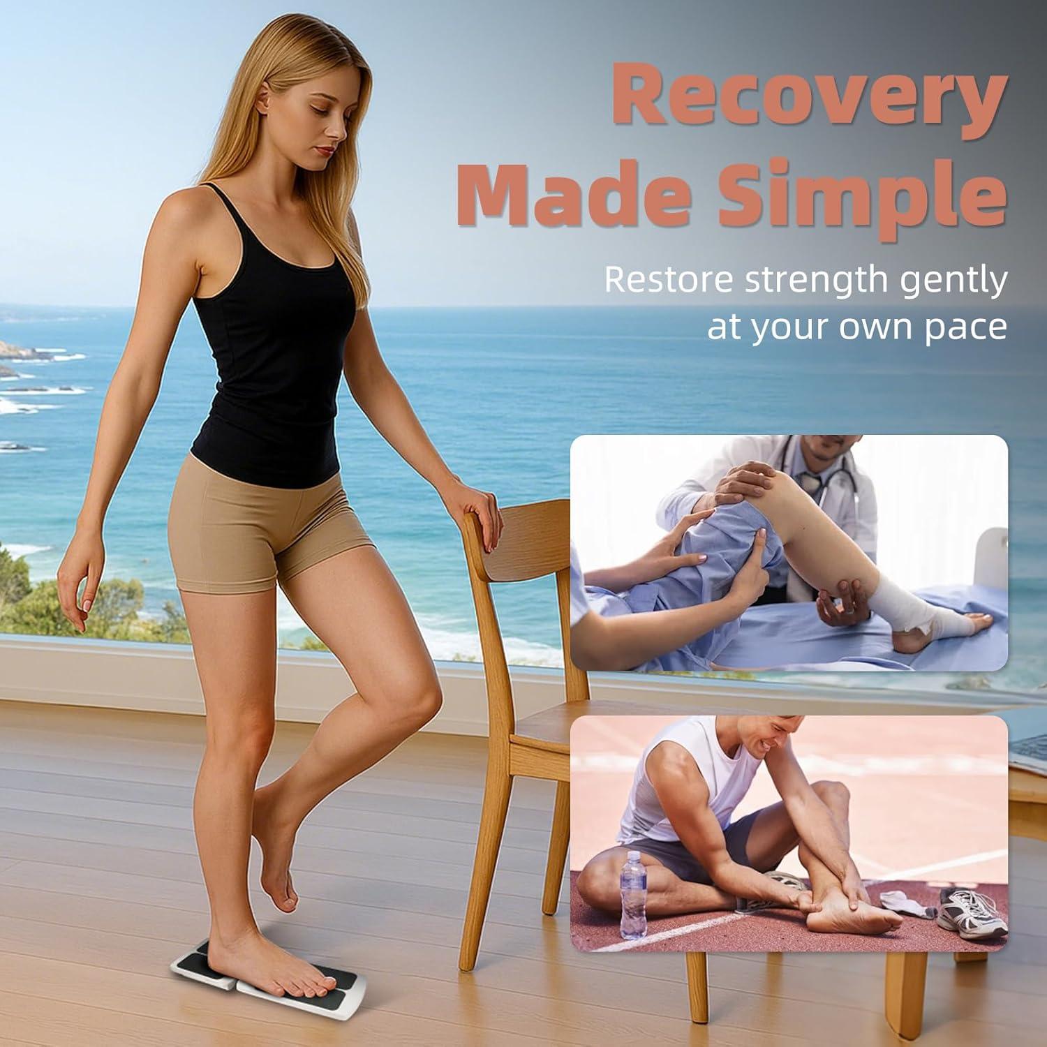 Tabla de Equilibrio de Madera Fanovae con 3 Bloques Ajustables