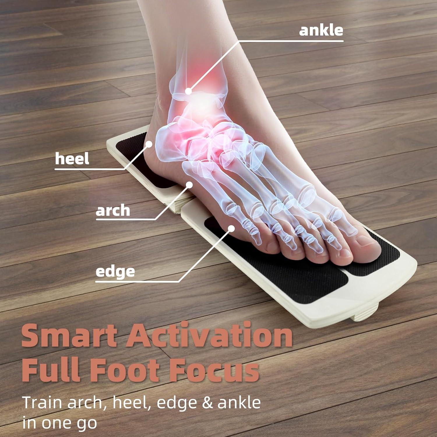 Tabla de Equilibrio de Madera Fanovae con 3 Bloques Ajustables