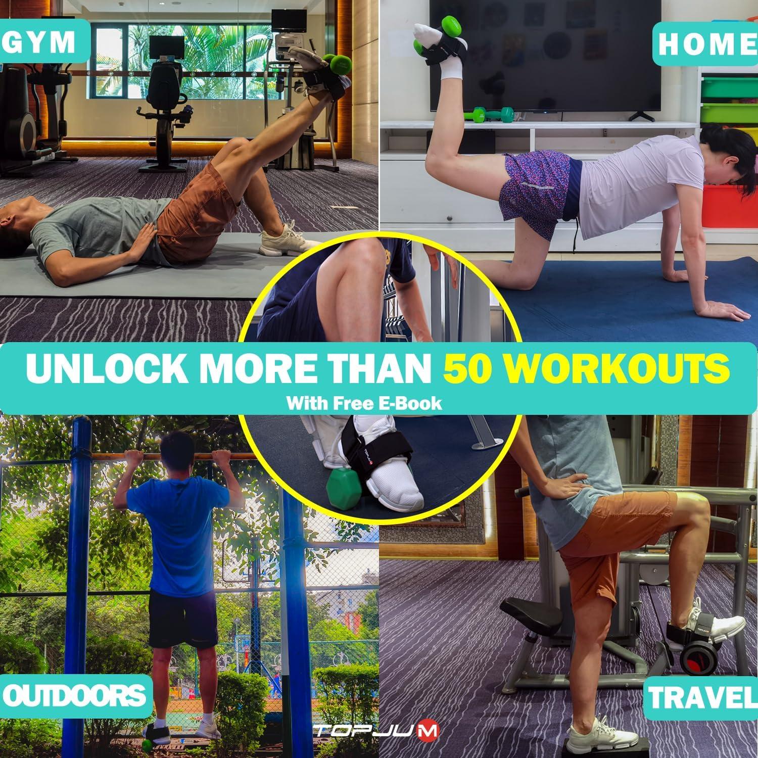 Accesorio de Pie para Mancuernas TOPJUM - Entrenamiento de Piernas