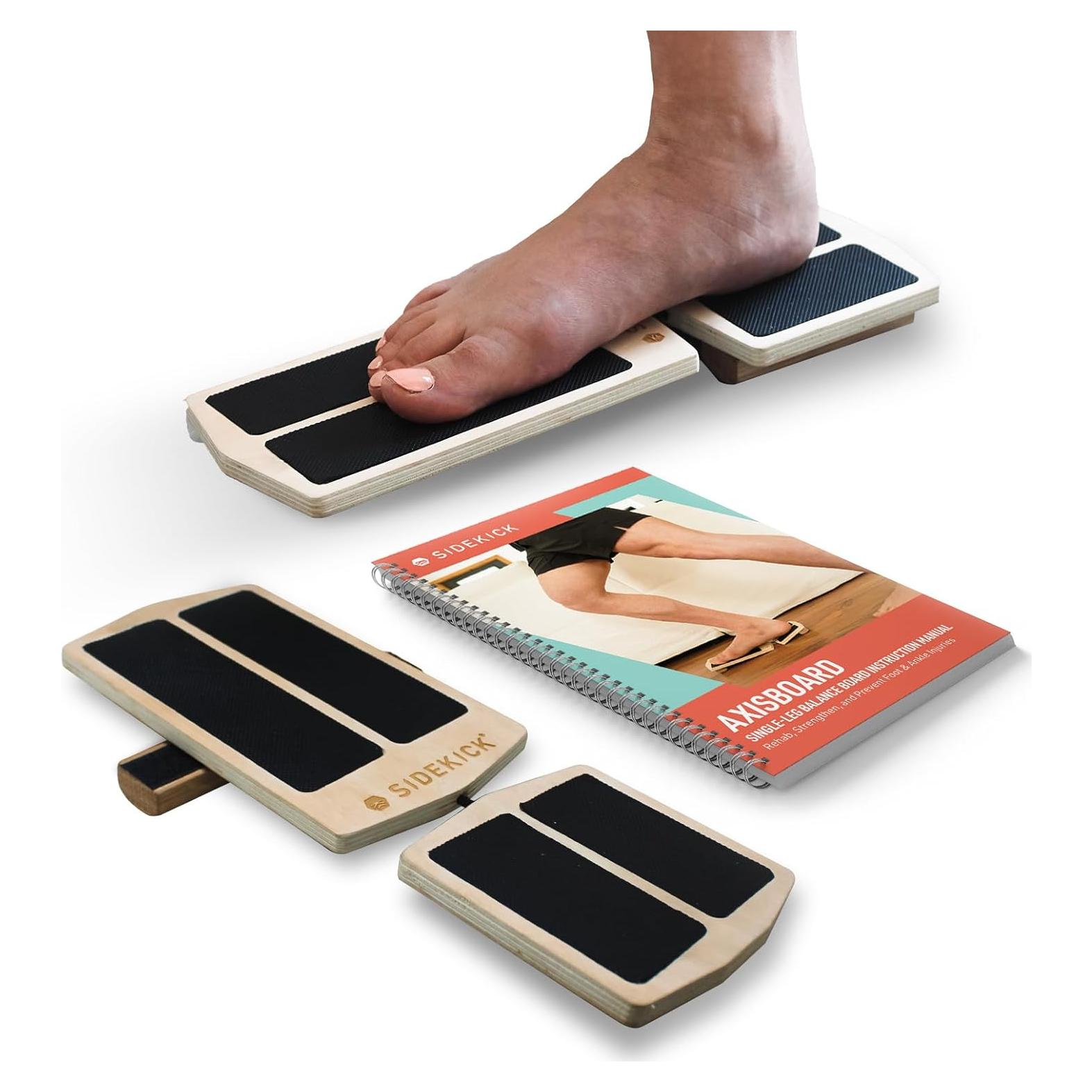 Tabla de Equilibrio de Una Pierna SIDEKICK AxisBoard - Rehabilitación de Tobillo y Pie