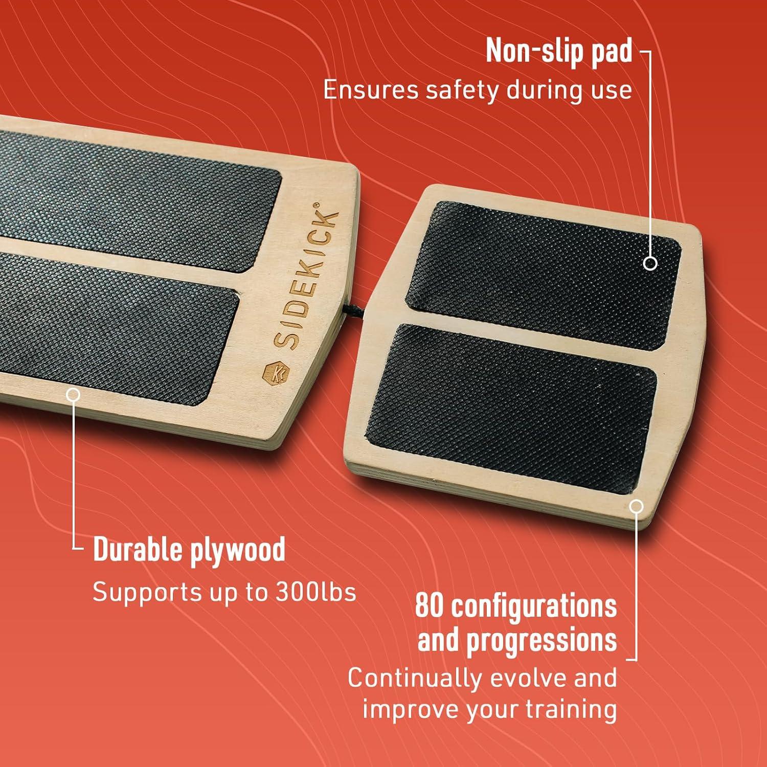 Tabla de Equilibrio de Una Pierna SIDEKICK AxisBoard - Rehabilitación de Tobillo y Pie