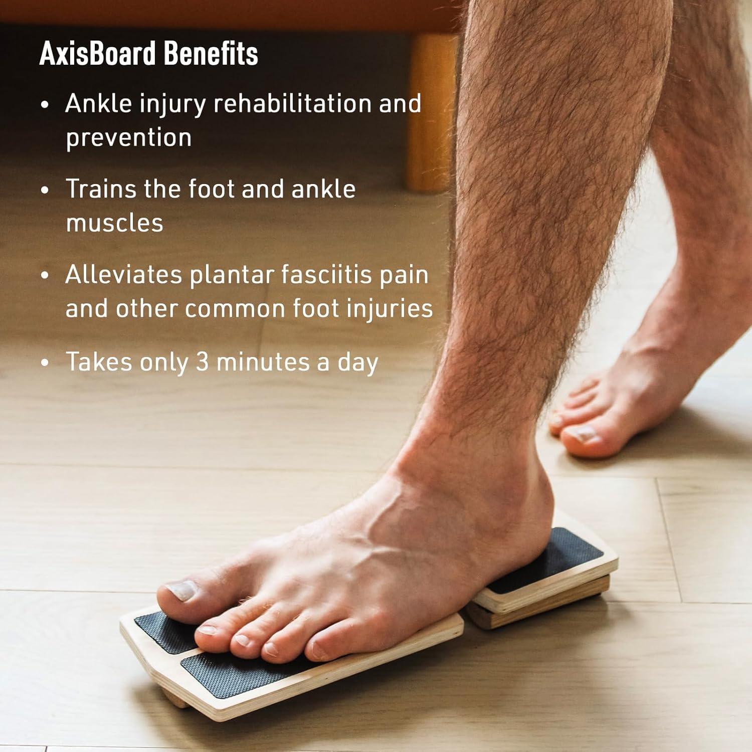 Tabla de Equilibrio de Una Pierna SIDEKICK AxisBoard - Rehabilitación de Tobillo y Pie