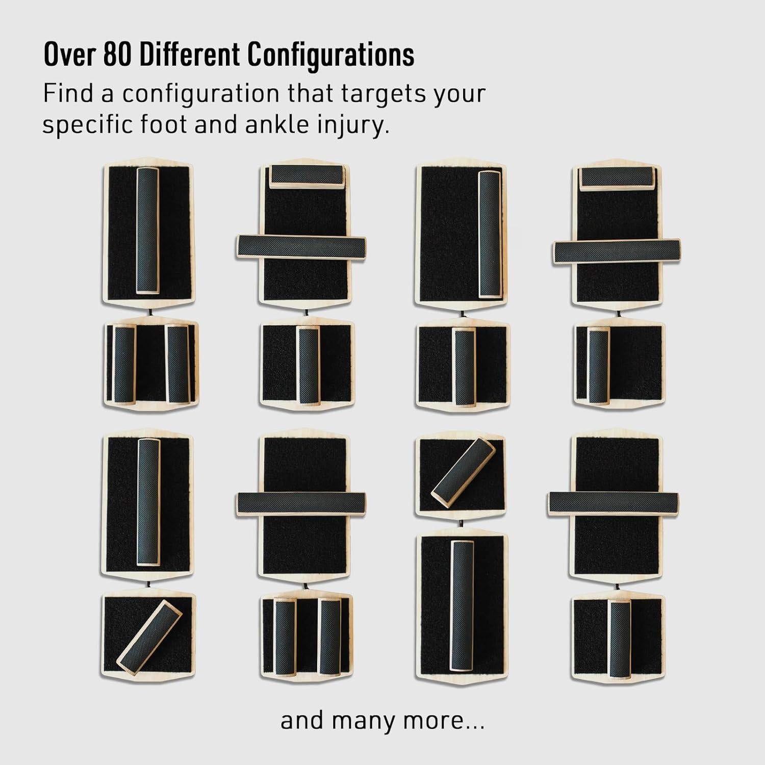 Tabla de Equilibrio de Una Pierna SIDEKICK AxisBoard - Rehabilitación de Tobillo y Pie