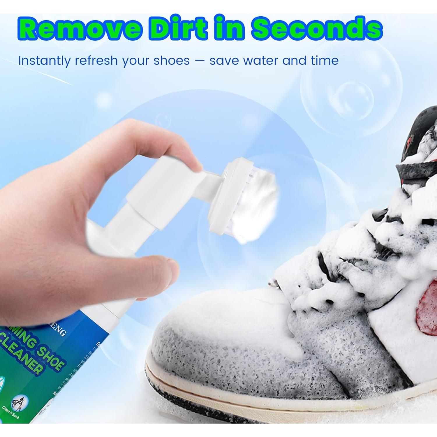 Kit Limpiador de Zapatos SHENMENG 191 g Espuma Sin Agua