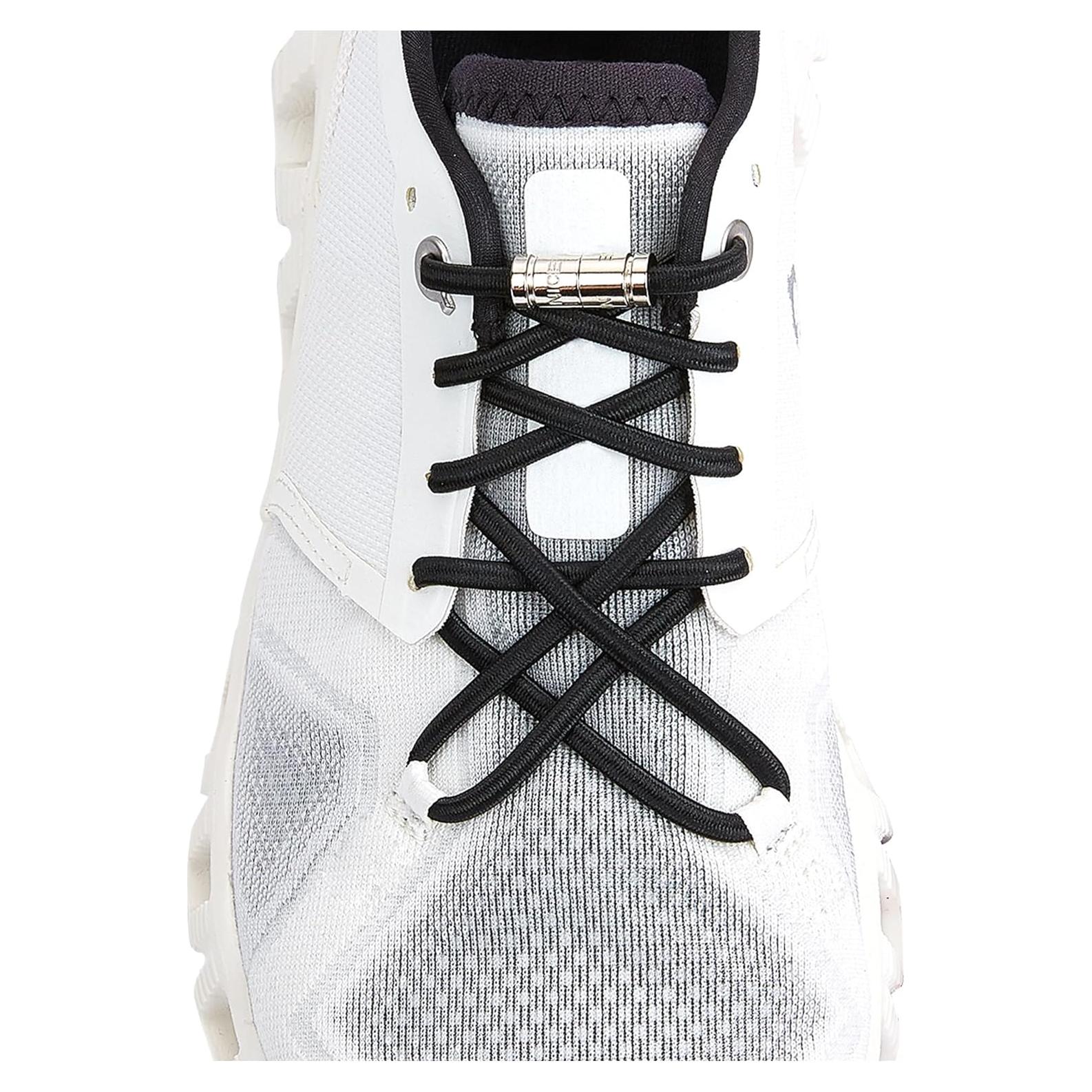 Cordones elásticos sin atar Anan520 para adultos y niños - Negro