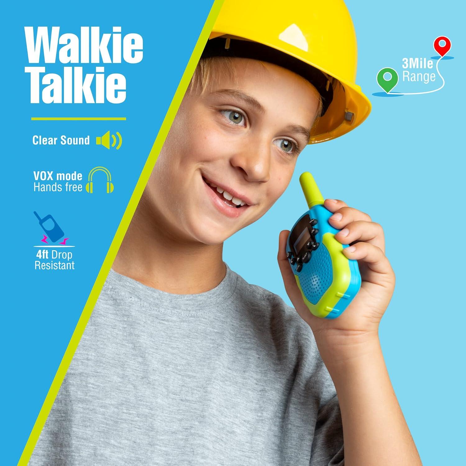 Walkie Talkies para Niños PLAYBEA - 22 Canales, 4.83 km