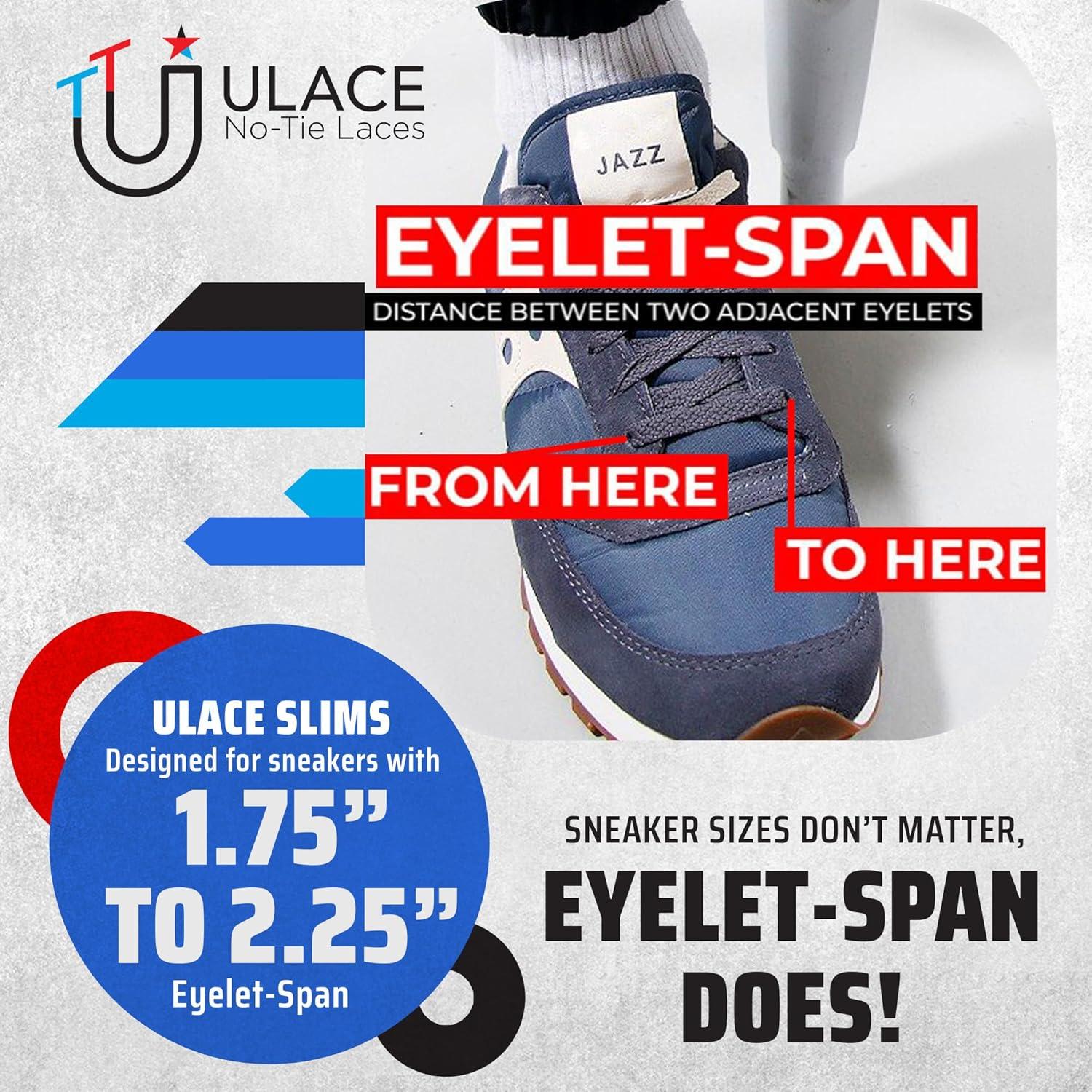 Cintas Elásticas Sin Nudos uLace Slims - Gris Claro - 14 Unidades