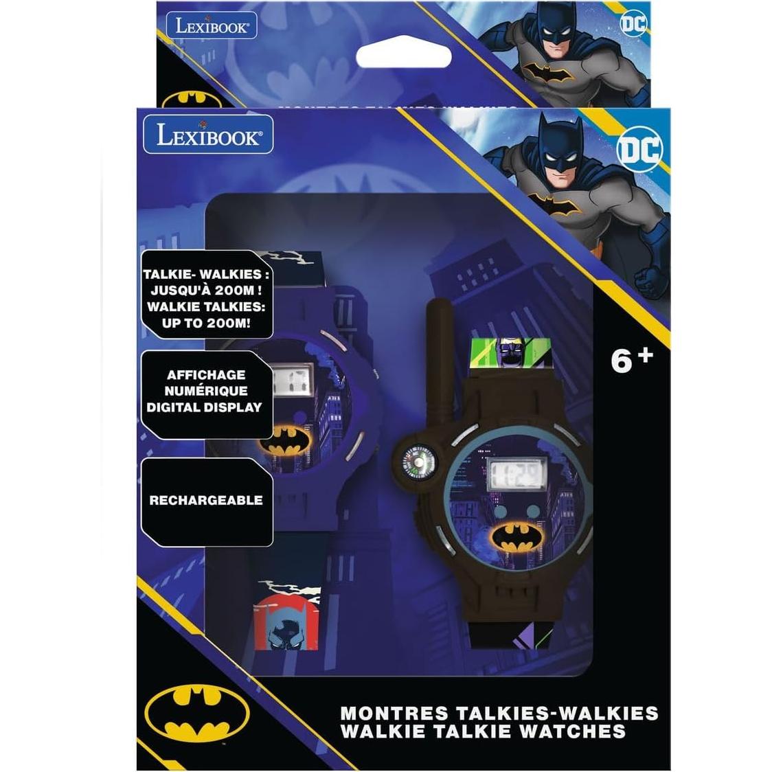 Relojes Walkie-Talkie Batman Lexibook 2 Piezas 200m Alcance