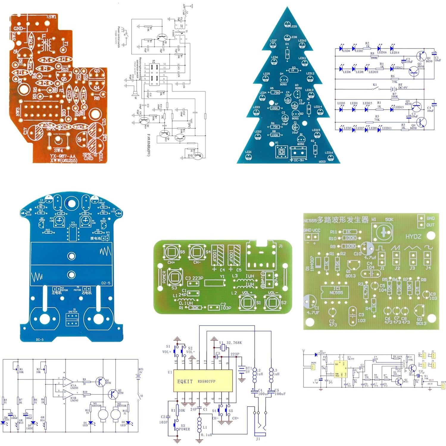Kit de Soldadura 5 en 1 Yidab - Proyectos Electrónicos Interactivos